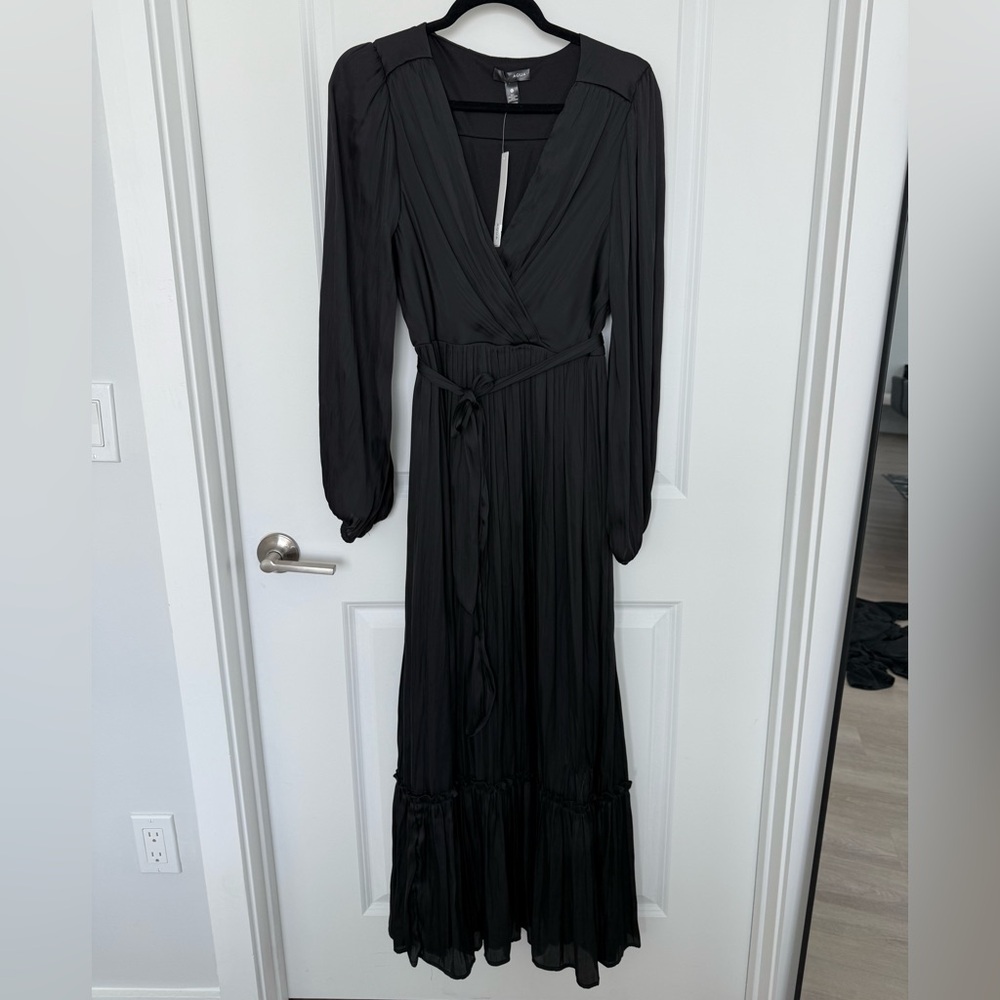 Aqua long sleeve dress